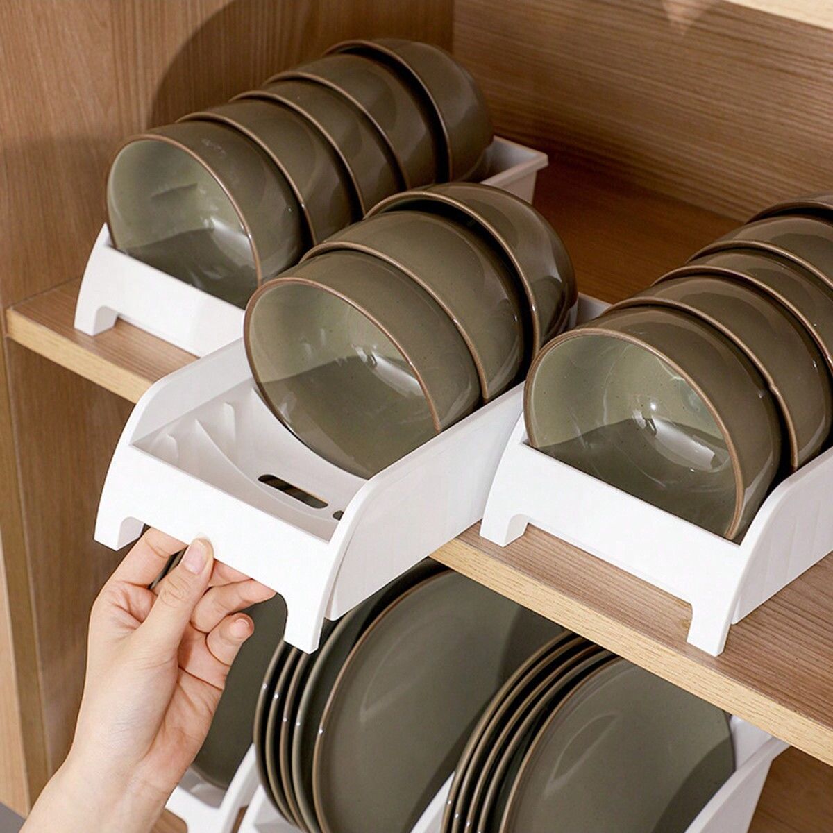 Meal Prep Organizer - 1pc-Water Leakage Folding Drain Bowl Tray