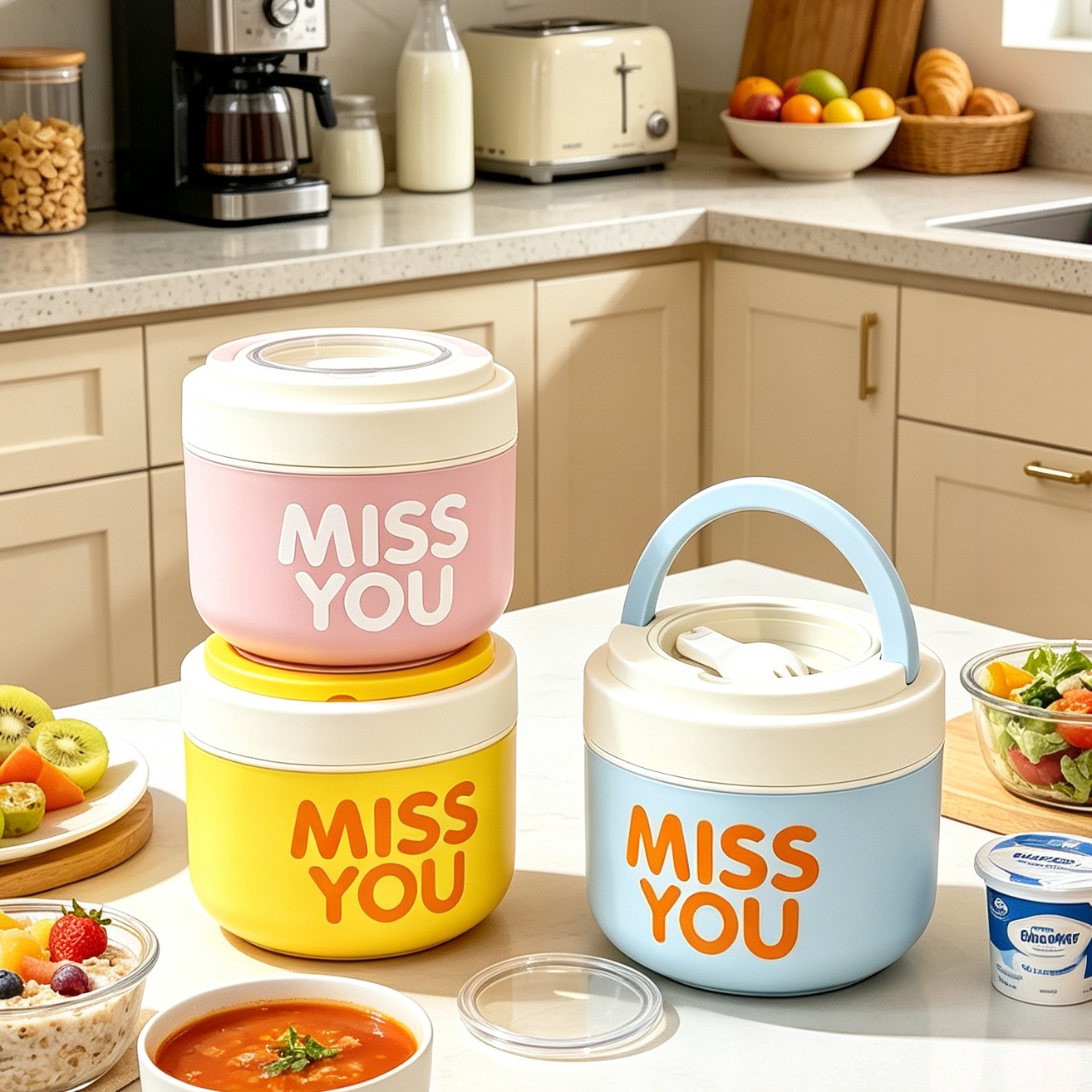 304 Stainless Steel Insulated  - Salad Container Jar 评论和价格