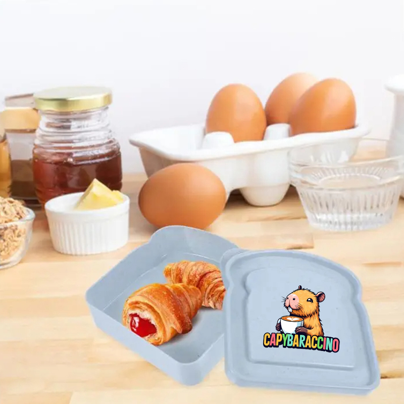 Capybara Sandwich Food Storage - Salad Container Jar 评论和价格