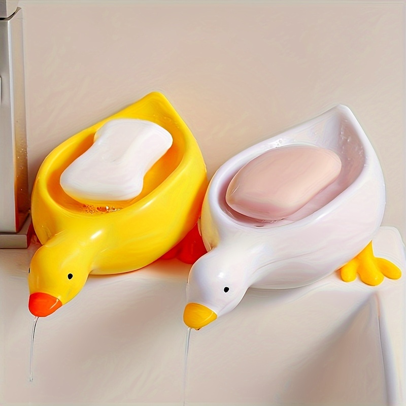 Duck Soap Dish-Cute Self Drain - Meal Prep Organizer 评论和价格