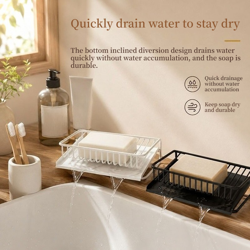 Bathroom Soap Dish Holder ABS  - Meal Prep Organizer 评论和价格