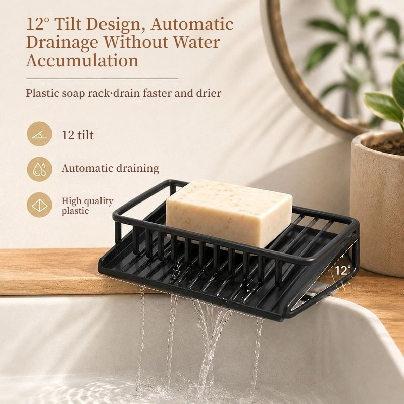 Bathroom Soap Dish Holder ABS  - Meal Prep Organizer 评论和价格