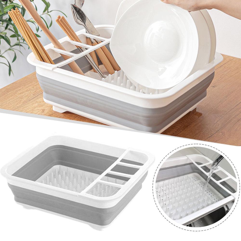 Foldable Dish Drainer Bowl Rac - Meal Prep Organizer 评论和价格
