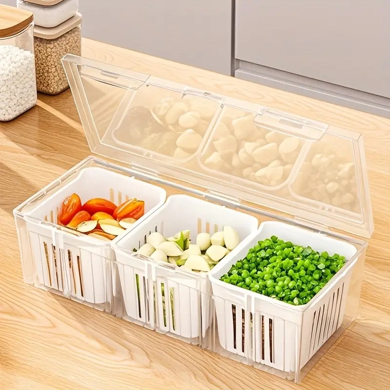 1pc Compartment Food Storage C - Salad Container Jar 评论和价格