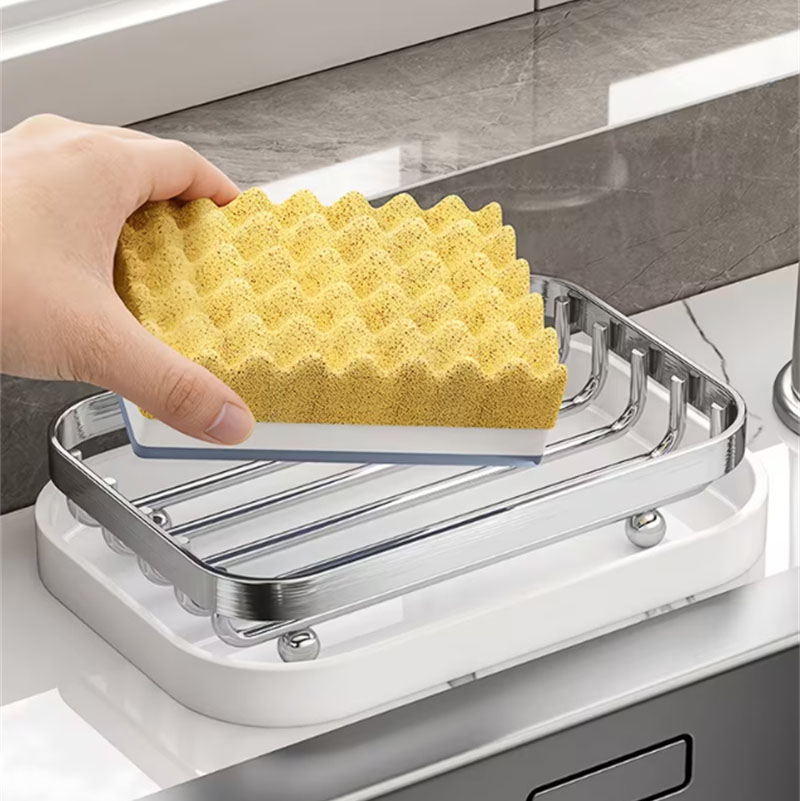 Stainless Steel Soap Dish with - Meal Prep Organizer 评论和价格