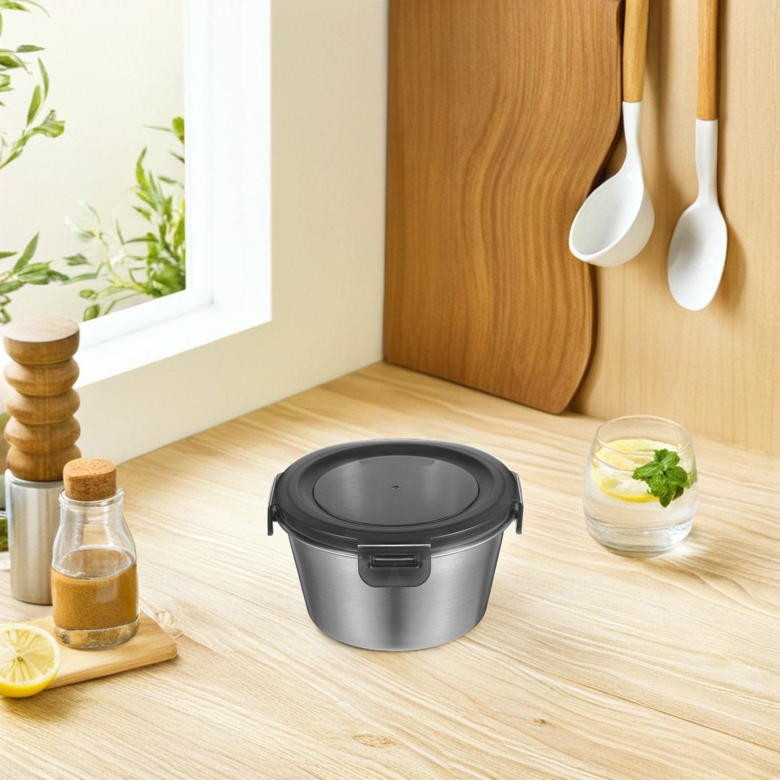 Stainless Steel Airtight Food  - Meal Prep Organizer 评论和价格