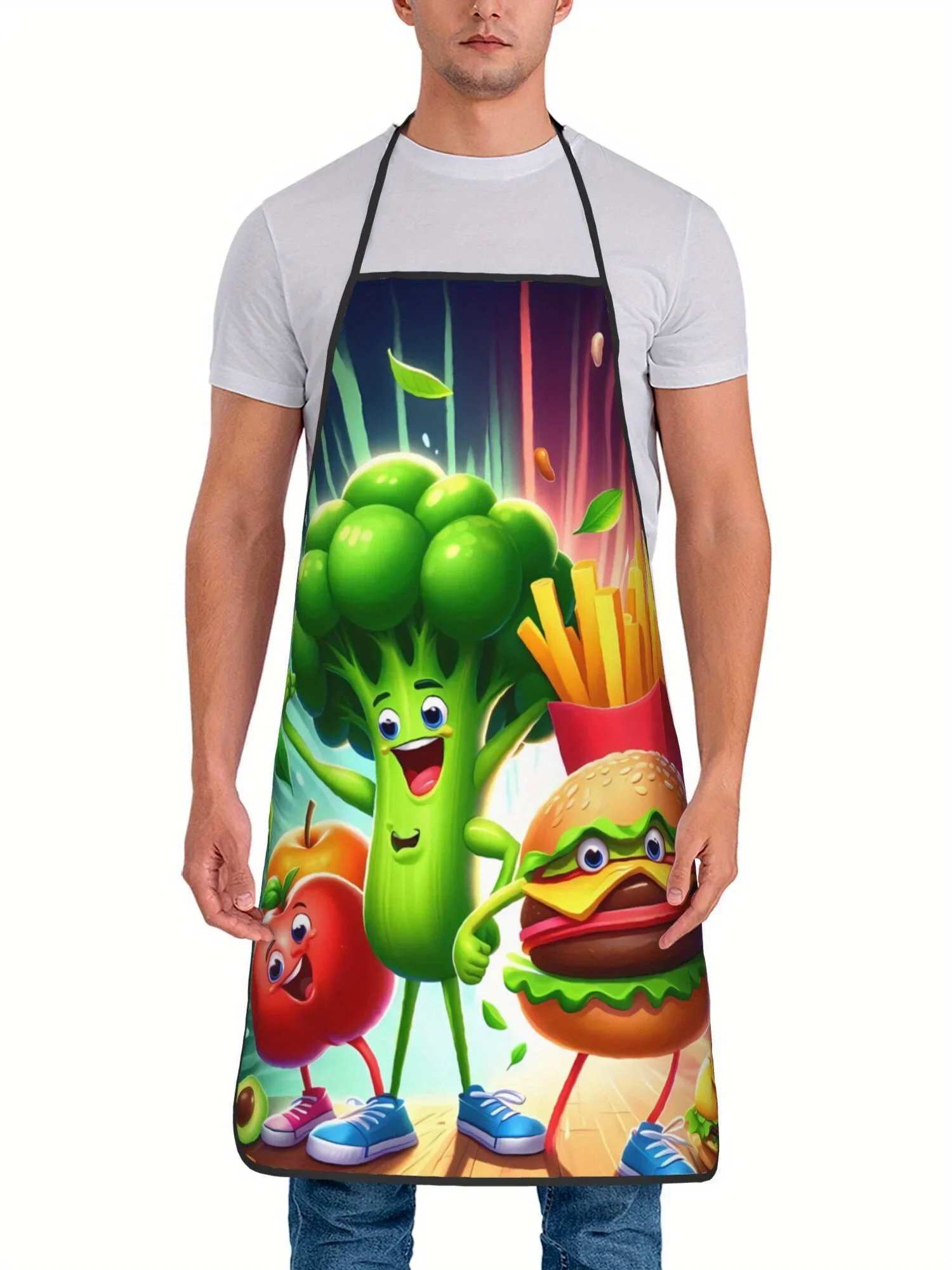 Retro Cartoon Vegetable Print  - Meal Prep Format 评论和价格