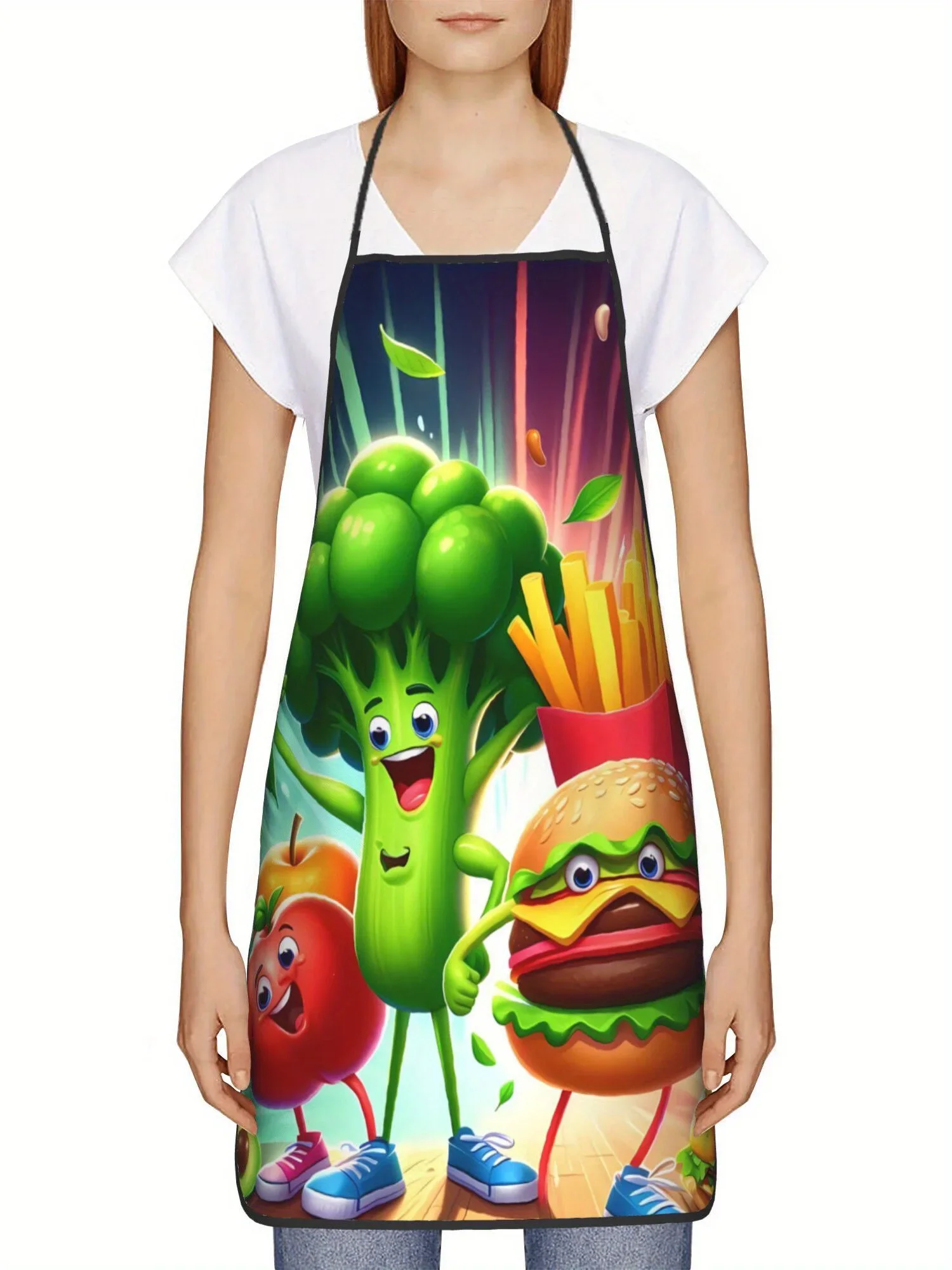 Retro Cartoon Vegetable Print  - Meal Prep Format 评论和价格