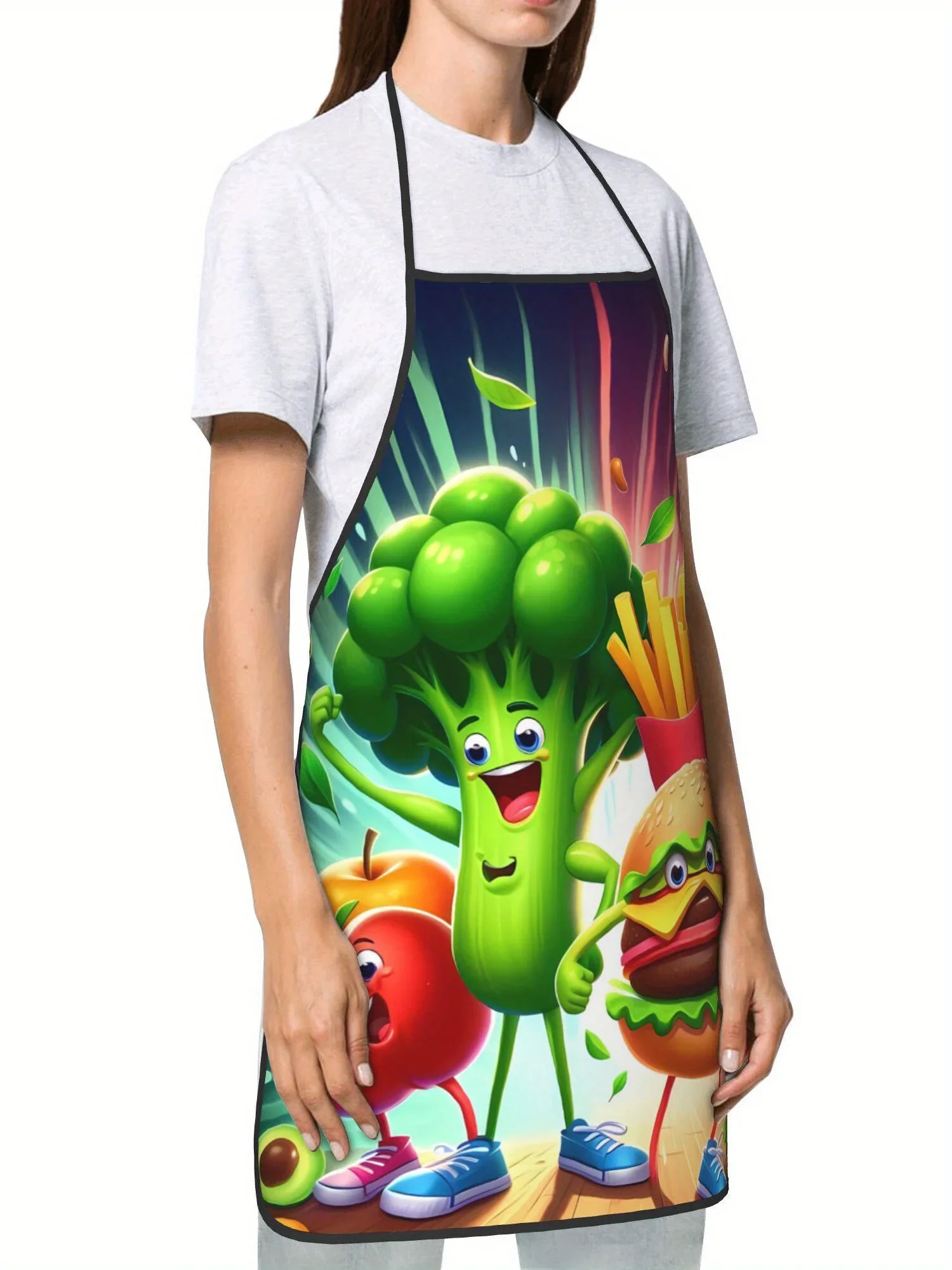 Retro Cartoon Vegetable Print  - Meal Prep Format 评论和价格